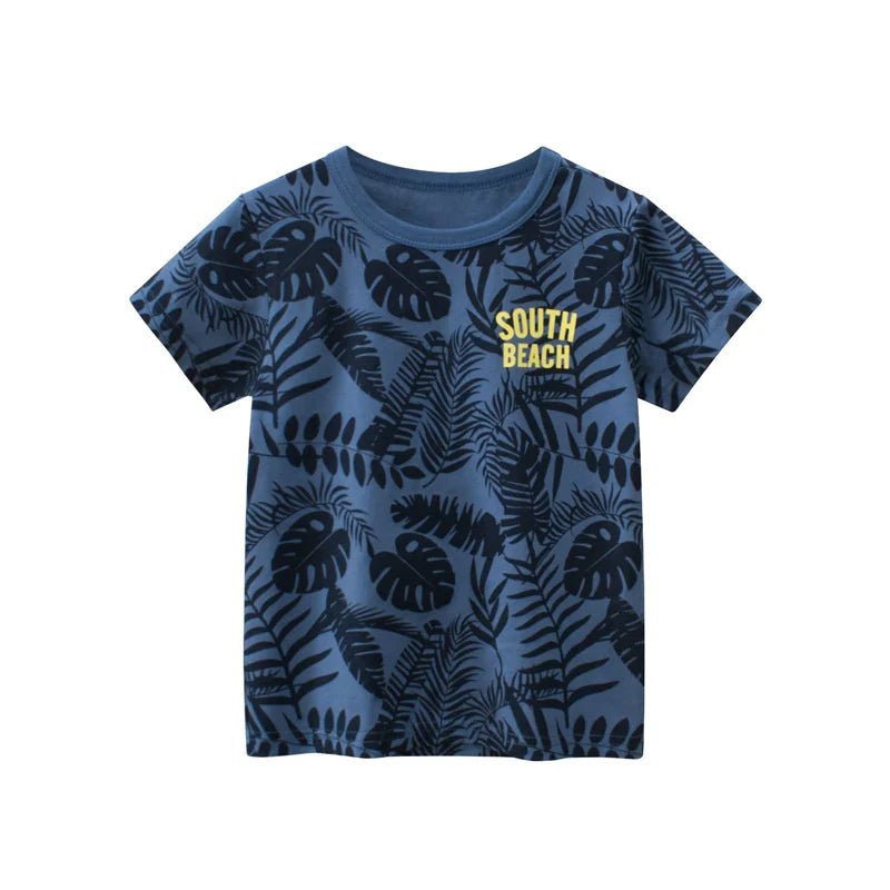 Jumping Meters Hot Selling Boys Girls Summer Baby T Shirts Short Sleeve Cartoon Cars Toddler Tees Tops Boys Girls Clothing - Mom & Kids