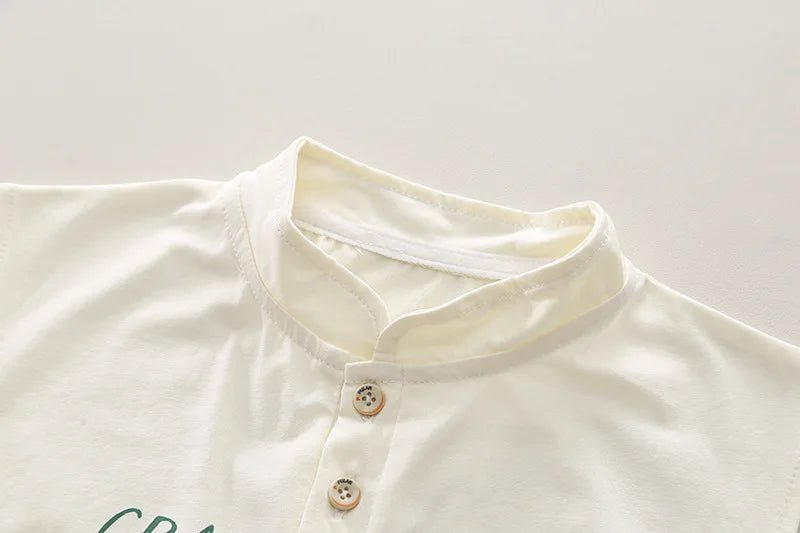 Kids Baby Boy 2 Piece Set Summer Fashion Letter Print Turtleneck Sleeveless T-shirts and Shorts Infant Boys Clothes Outfits - Mom & Kids