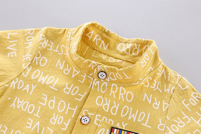 Korean Short-Sleeved Children's Clothing For Boys And Girls (Available) - Mom & Kids