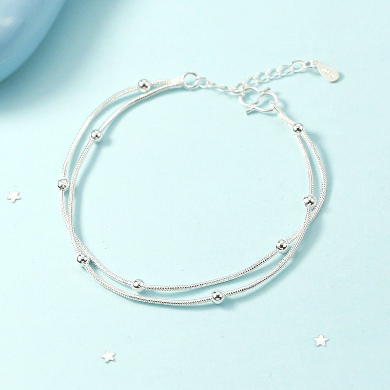 Korean Style Silver Plated Fashion Personality Anklet For Women (Available) - Mom & Kids