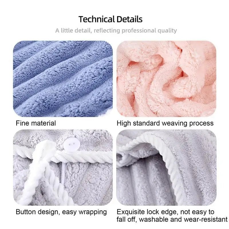 Luxury Hair Drying Cap(Available) - Mom & Kids