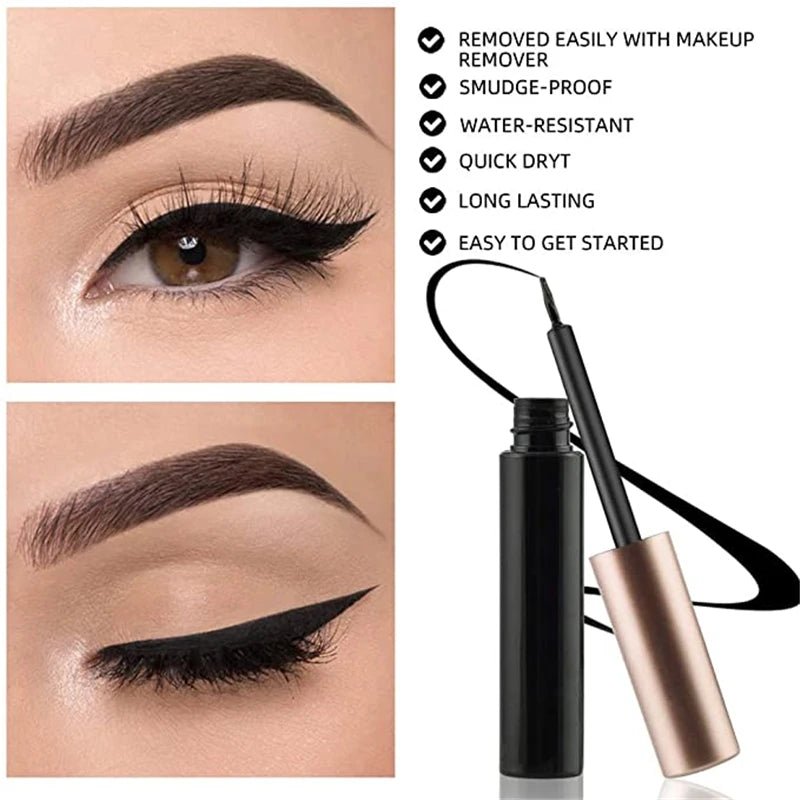 Magnetic eyelashes kit with reusable 3D false lashes and magnetic eyeliner pen for natural eye makeup