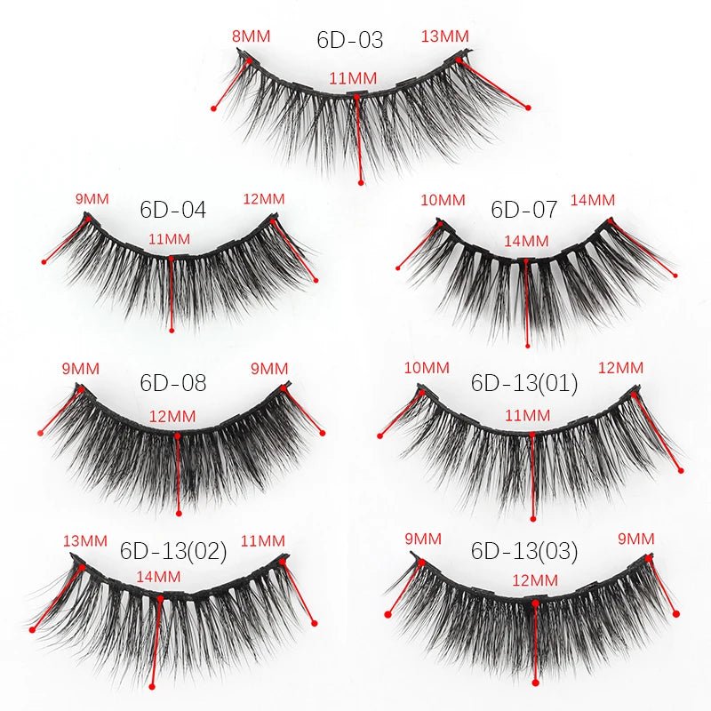 3 pairs magnetic eyelashes set with waterproof magnetic eyeliner and tweezer for reusable natural eye makeup
