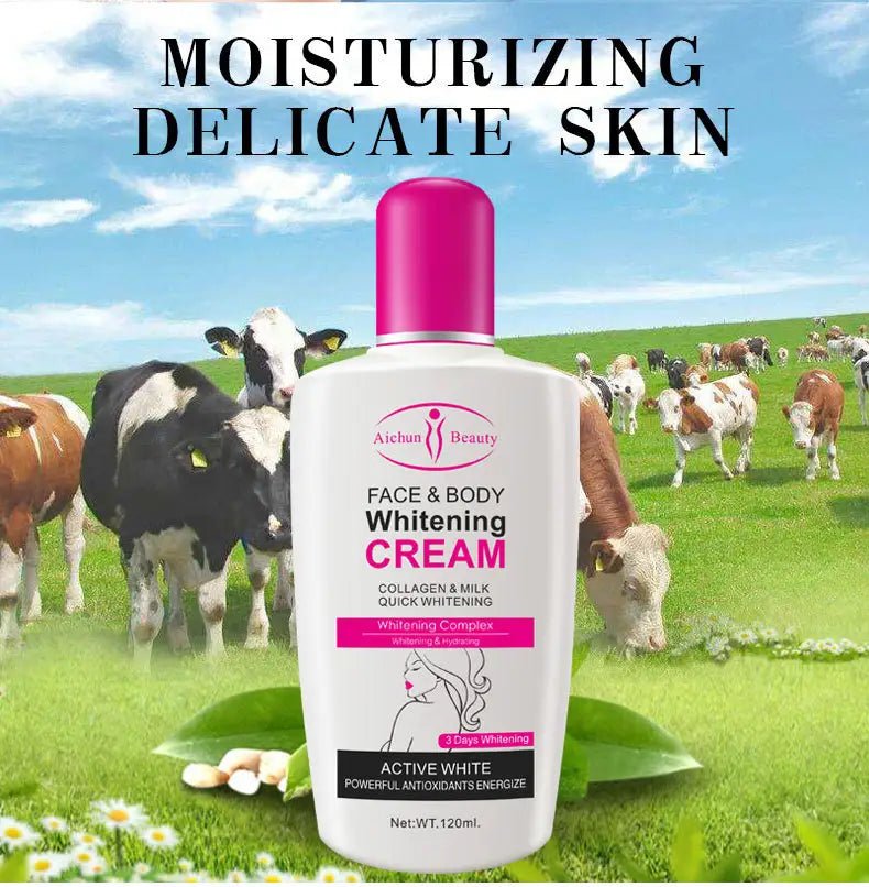 Milk Face Body Whitening Cream Bangladesh natural glow skincare cream