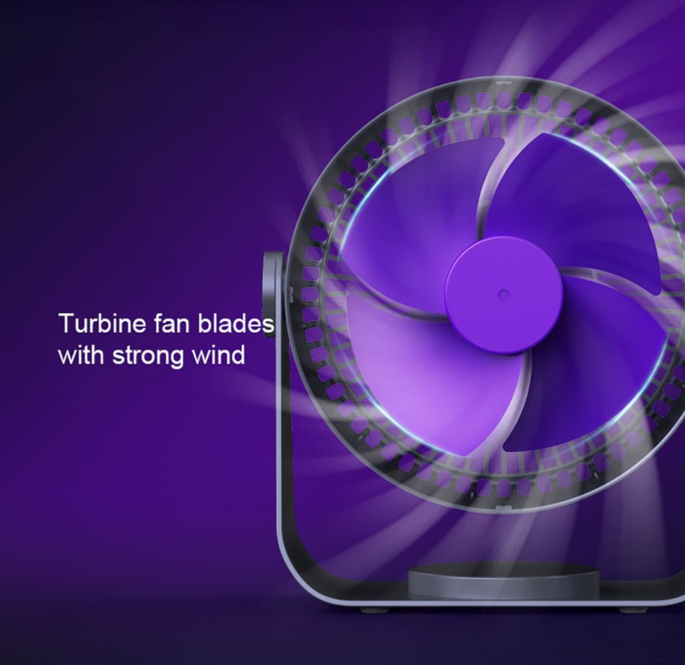 🪭 Multifunctional 360° Rotation Portable Rechargeable Air Cooling Circulating Fan!! ( Available ) - Mom & Kids