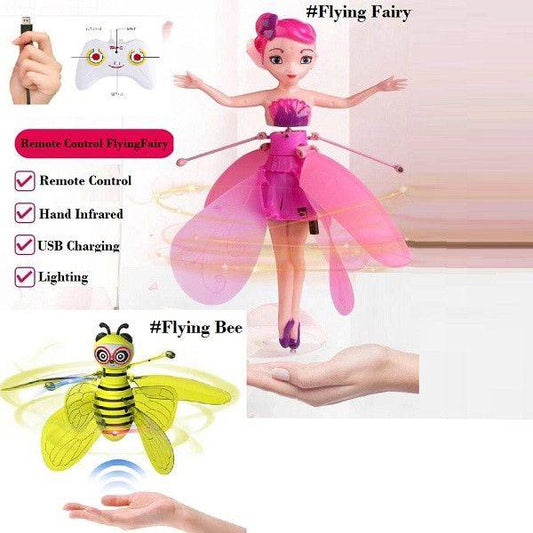 Rechargeable Flying Fairy & Flying Bee - Remote & Sensor