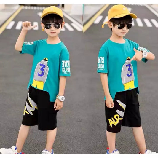 Pakaian Kanak-kanak Lelaki Musim Panas Set Gaya Korea