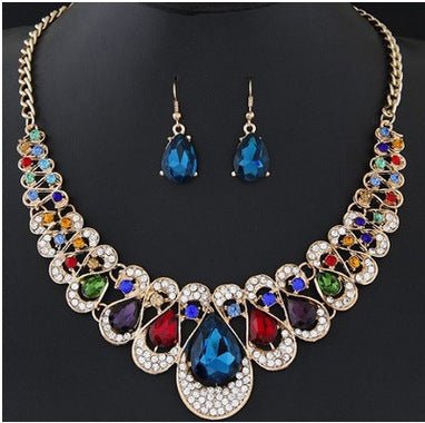 Necklace necklace earring set (Available) - Mom & Kids