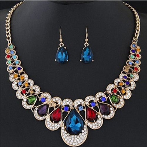 Necklace necklace earring set (Available) - Mom & Kids