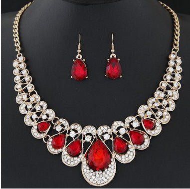 Necklace necklace earring set (Available) - Mom & Kids