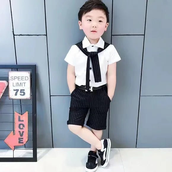 New Boy 2 pcs Clothing Set Kids Clothes Suits Children Clothes Sets Baby Outfits Summer - Mom & Kids