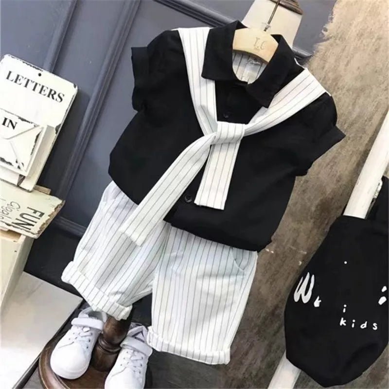 New Boy 2 pcs Clothing Set Kids Clothes Suits Children Clothes Sets Baby Outfits Summer - Mom & Kids