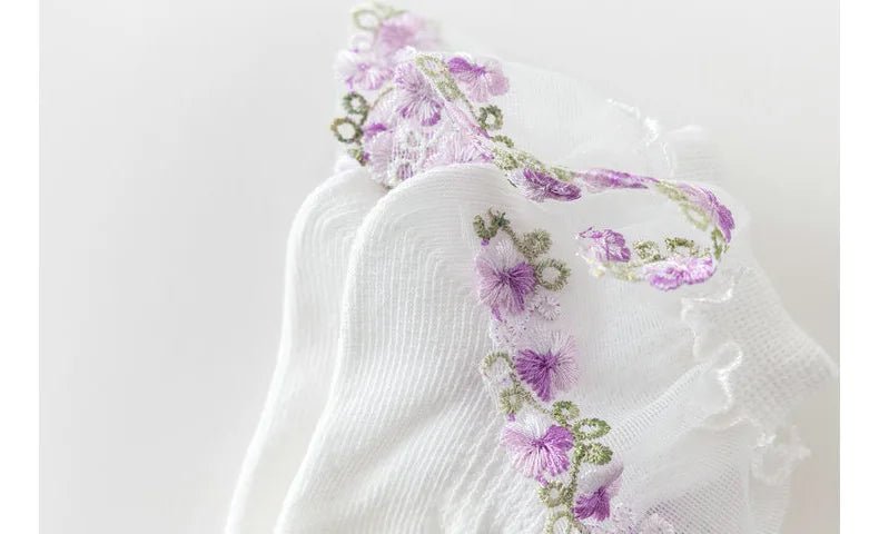 New Children's Socks With Lace Princess Girls Frilly Sock Soft Infant Baby Socken White Socks For Kids 0-10Years High Quality - Mom & Kids