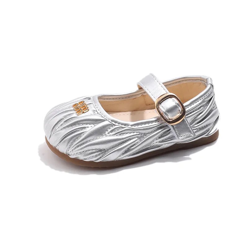 New Style Small Girls' Fashion Versatile Medium and Large Children's Soft Bottom Princess Shoes - Mom & Kids