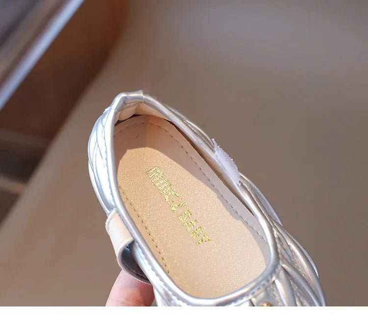 New Style Small Girls' Fashion Versatile Medium and Large Children's Soft Bottom Princess Shoes - Mom & Kids
