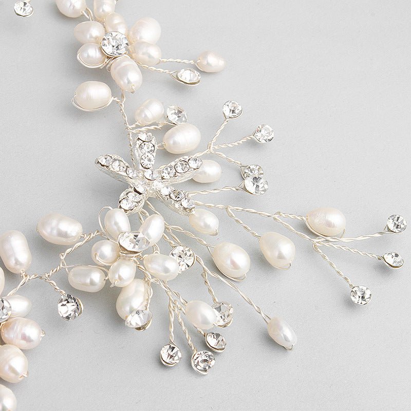 Pearl necklace and earring set (Available) - Mom & Kids