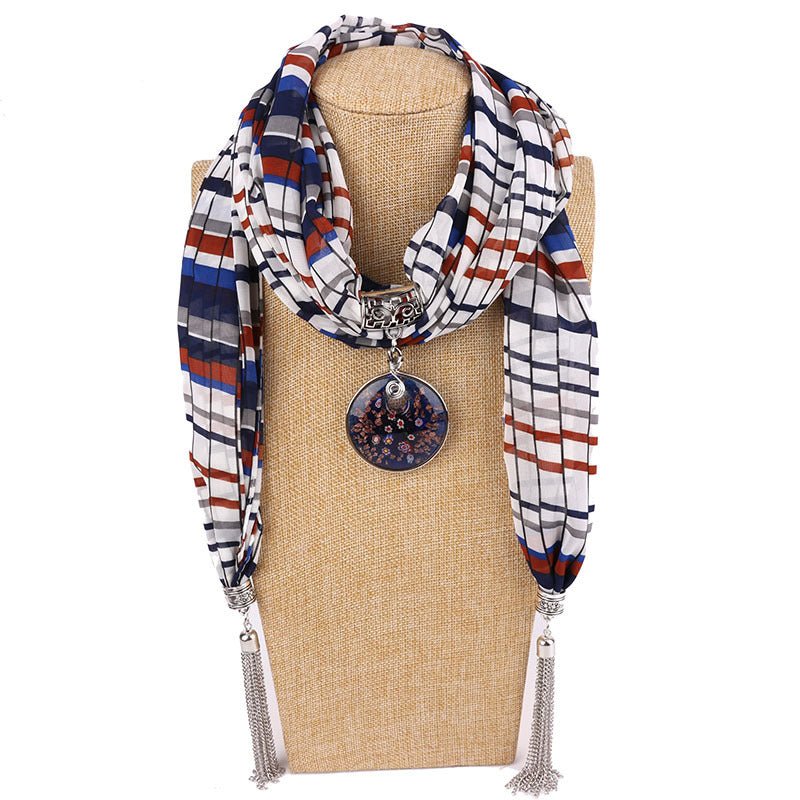 Pendant Scarf - Style 11 (Available) - Mom & Kids