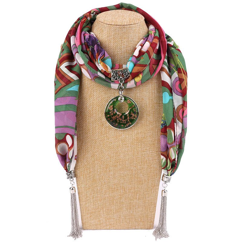 Pendant Scarf - Style 11 (Available) - Mom & Kids