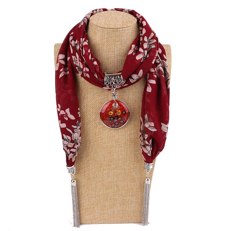 Pendant Scarf - Style 11 (Available) - Mom & Kids