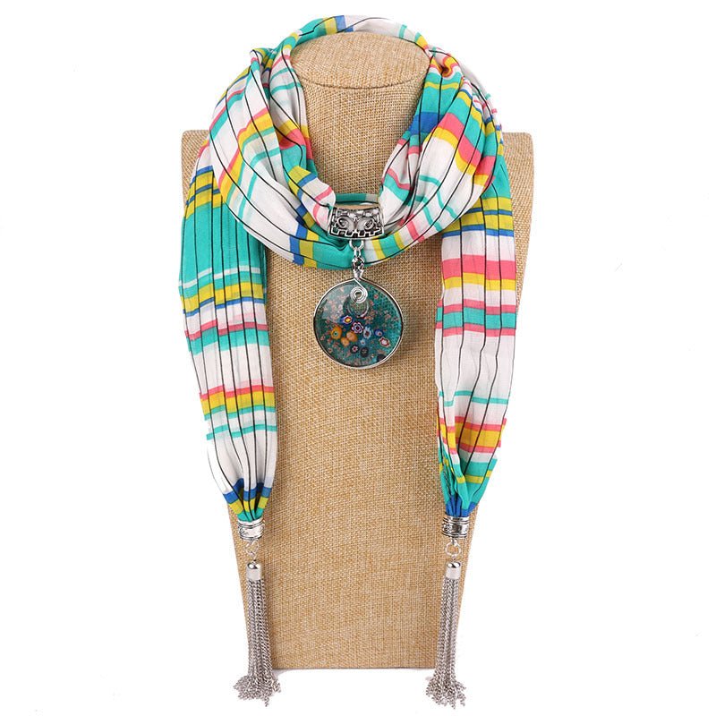 Pendant Scarf - Style 11 (Available) - Mom & Kids