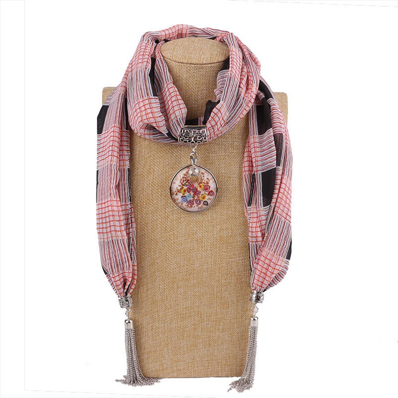 Pendant Scarf - Style 11 (Available) - Mom & Kids