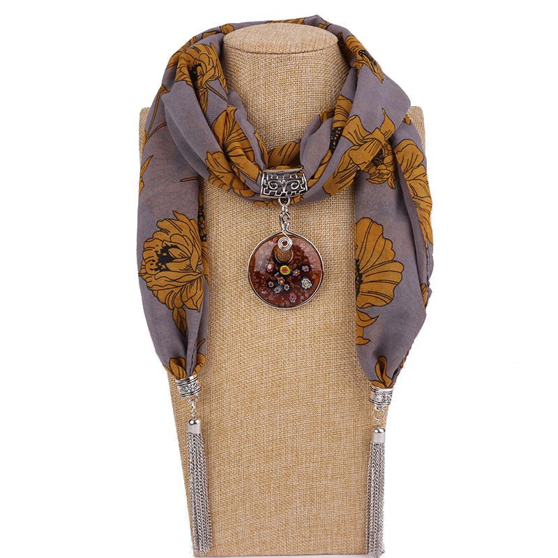 Pendant Scarf - Style 11 (Available) - Mom & Kids