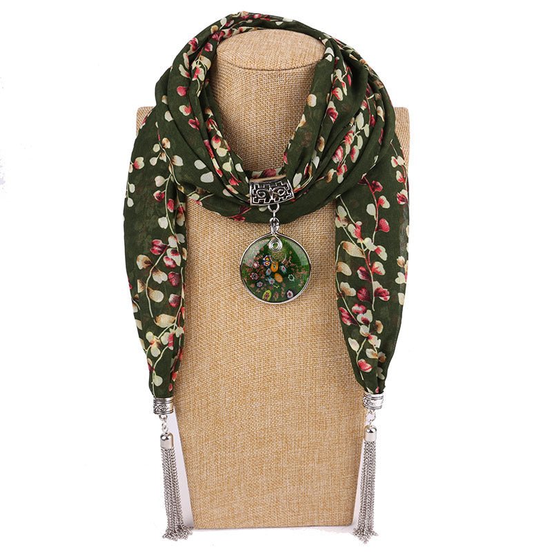 Pendant Scarf - Style 11 (Available) - Mom & Kids