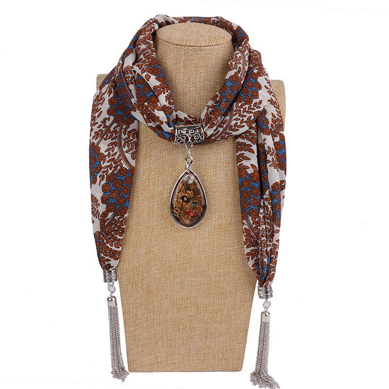 Pendant Scarf - Style 11 (Available) - Mom & Kids