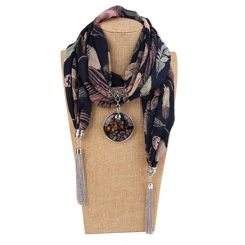 Pendant Scarf - Style 11 (Available) - Mom & Kids