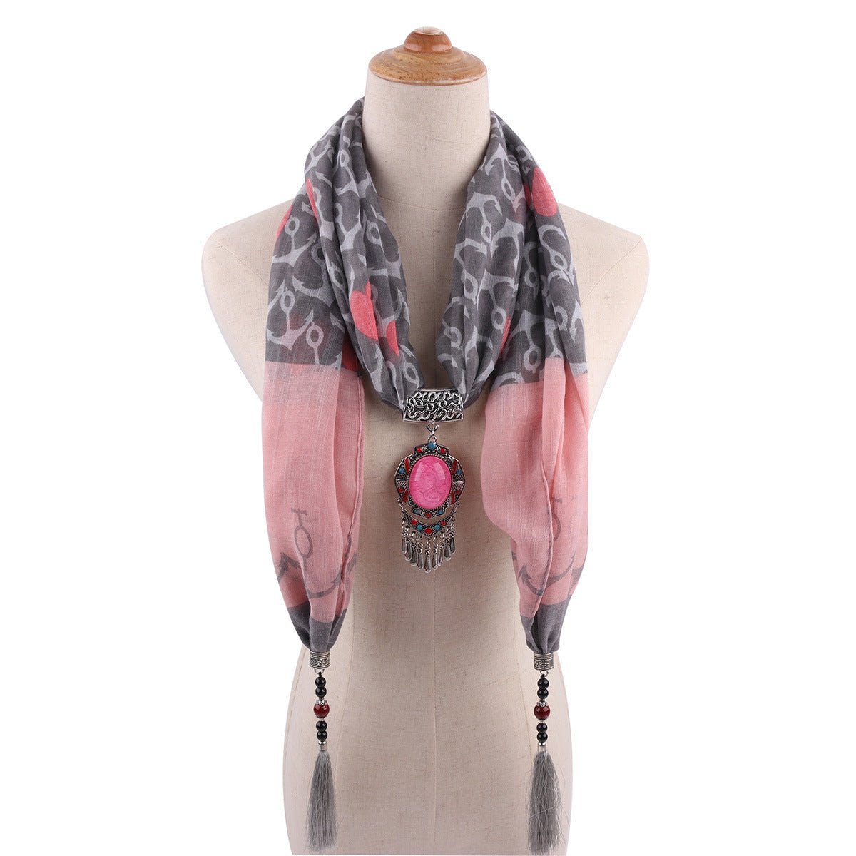 Pendant Scarf - Style 13 (Available) - Mom & Kids