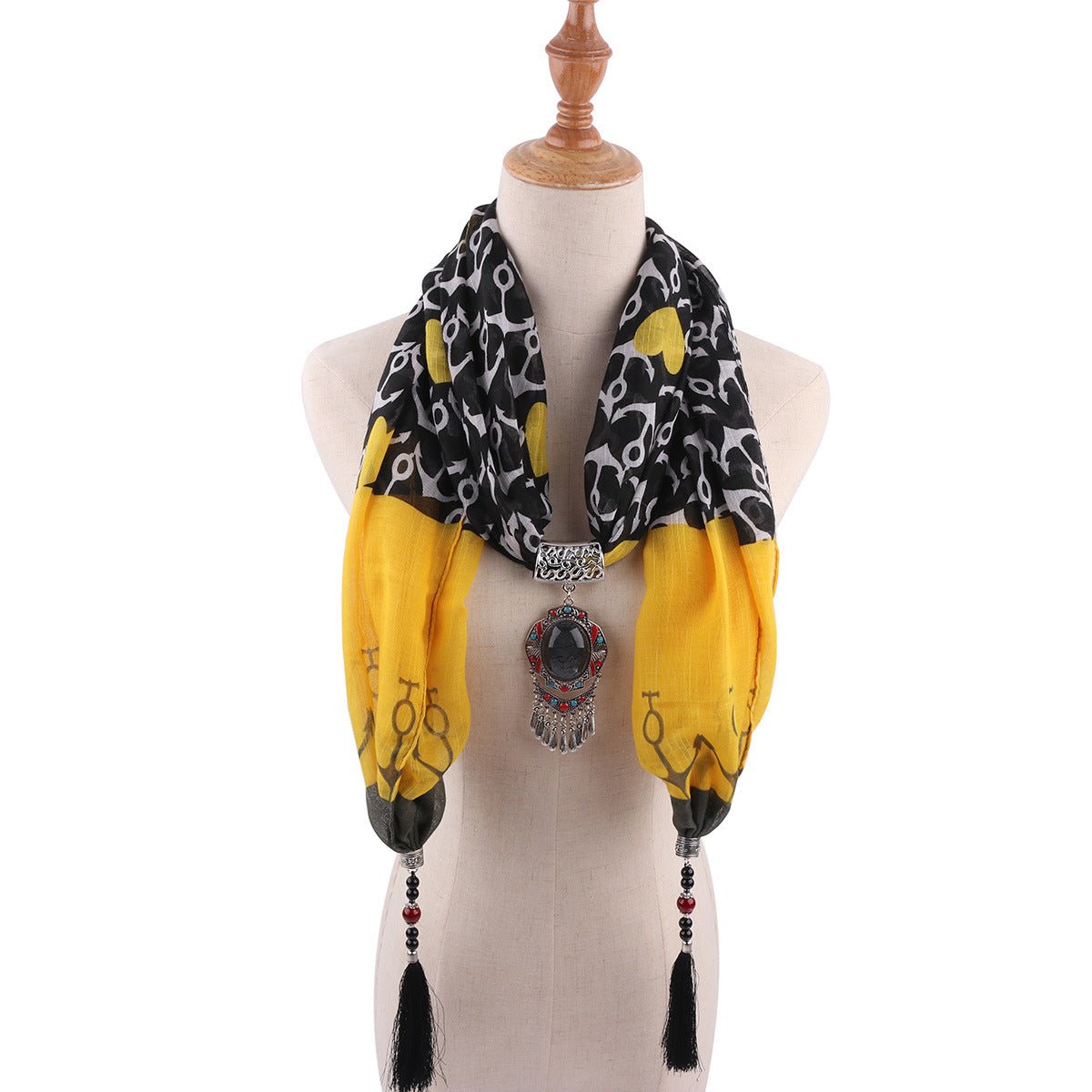 Pendant Scarf - Style 13 (Available) - Mom & Kids