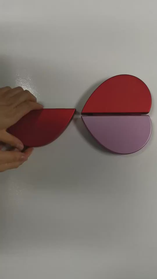 3D Love Box Heart-shaped Rose Flower Rotating Ring Box Valentines Day Gift