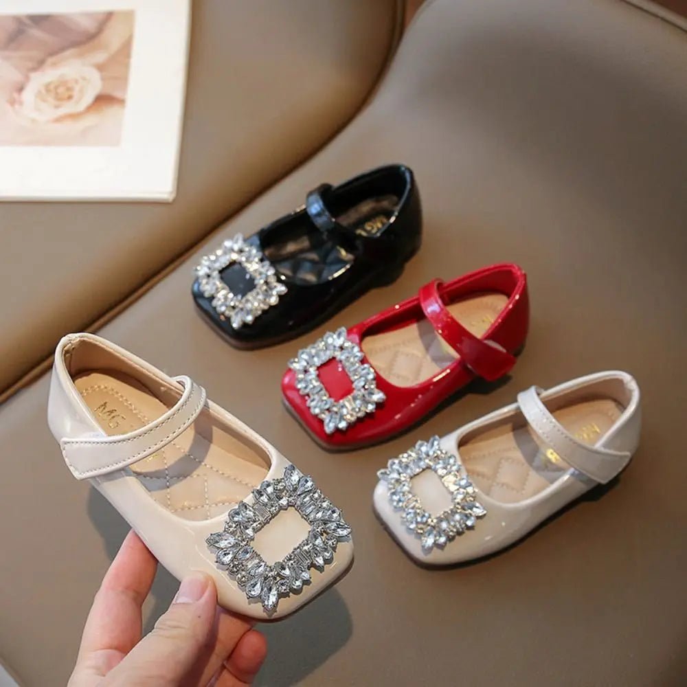 PU Children Leather Shoes Soft Soled Lightweight Shoes Mary Jane Shoe Slip-on Style Girl Princess Shoe Spring Season - Mom & Kids