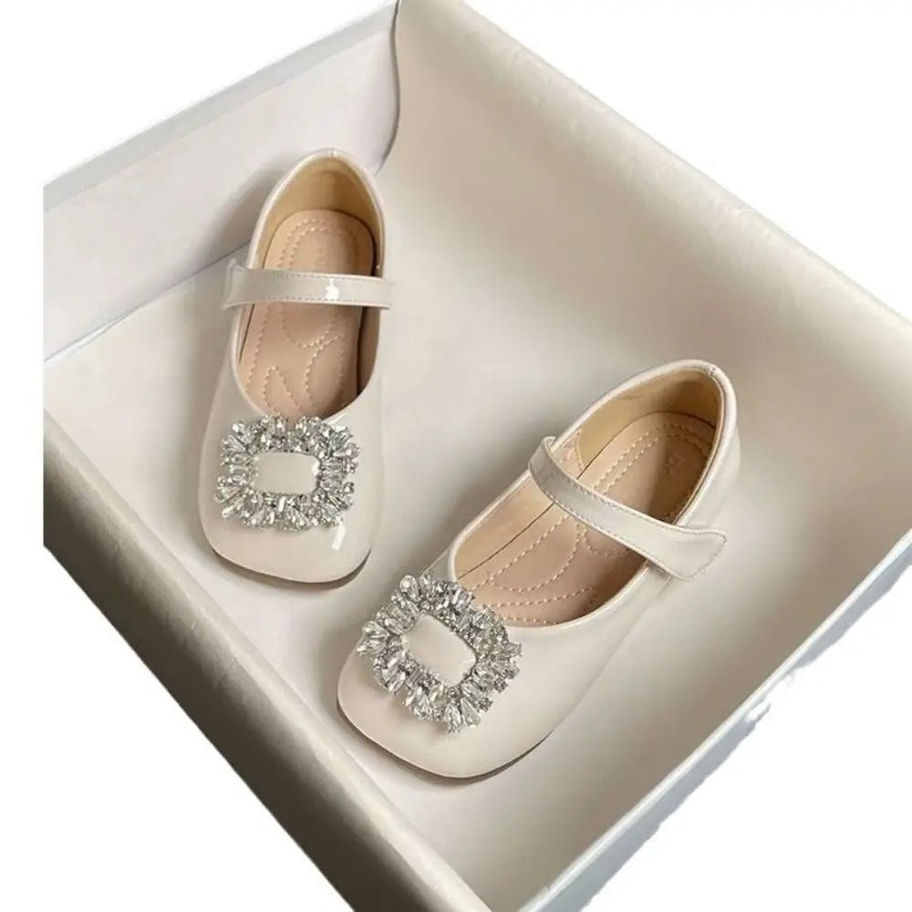 PU Children Leather Shoes Soft Soled Lightweight Shoes Mary Jane Shoe Slip-on Style Girl Princess Shoe Spring Season - Mom & Kids
