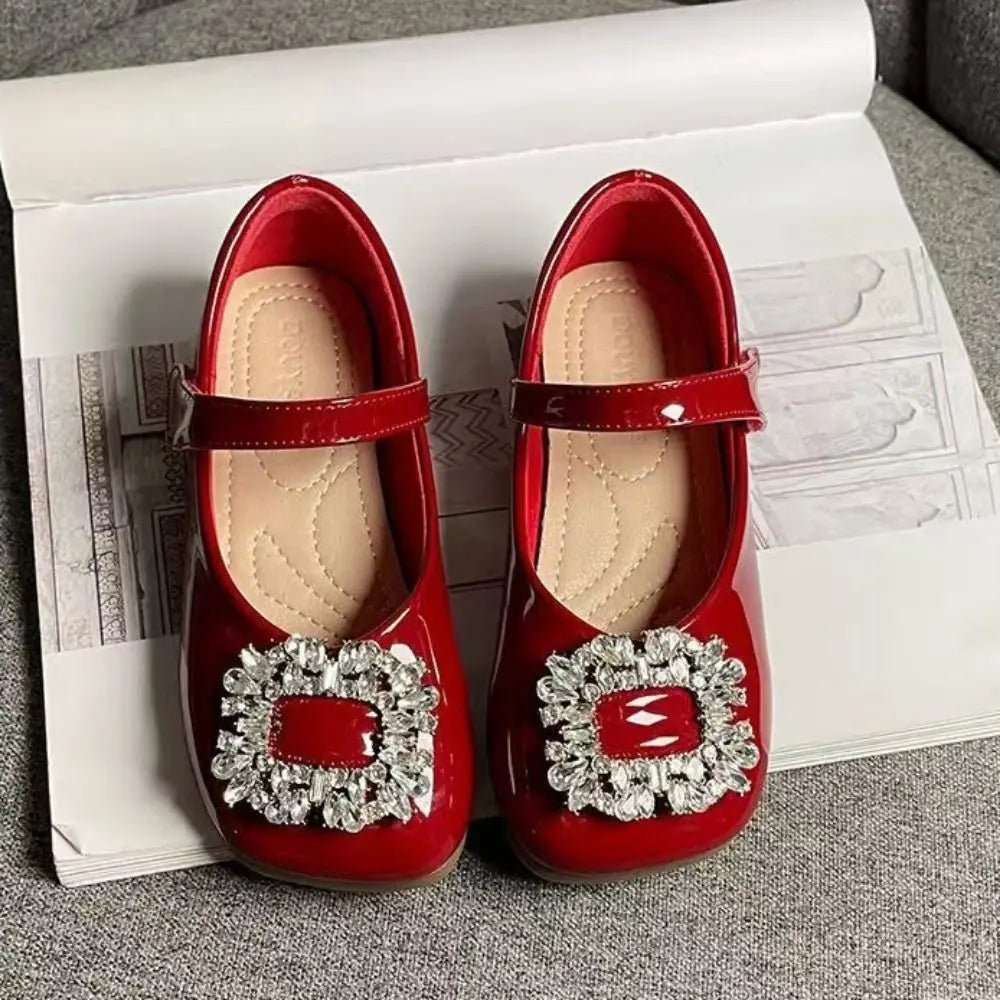 PU Children Leather Shoes Soft Soled Lightweight Shoes Mary Jane Shoe Slip-on Style Girl Princess Shoe Spring Season - Mom & Kids