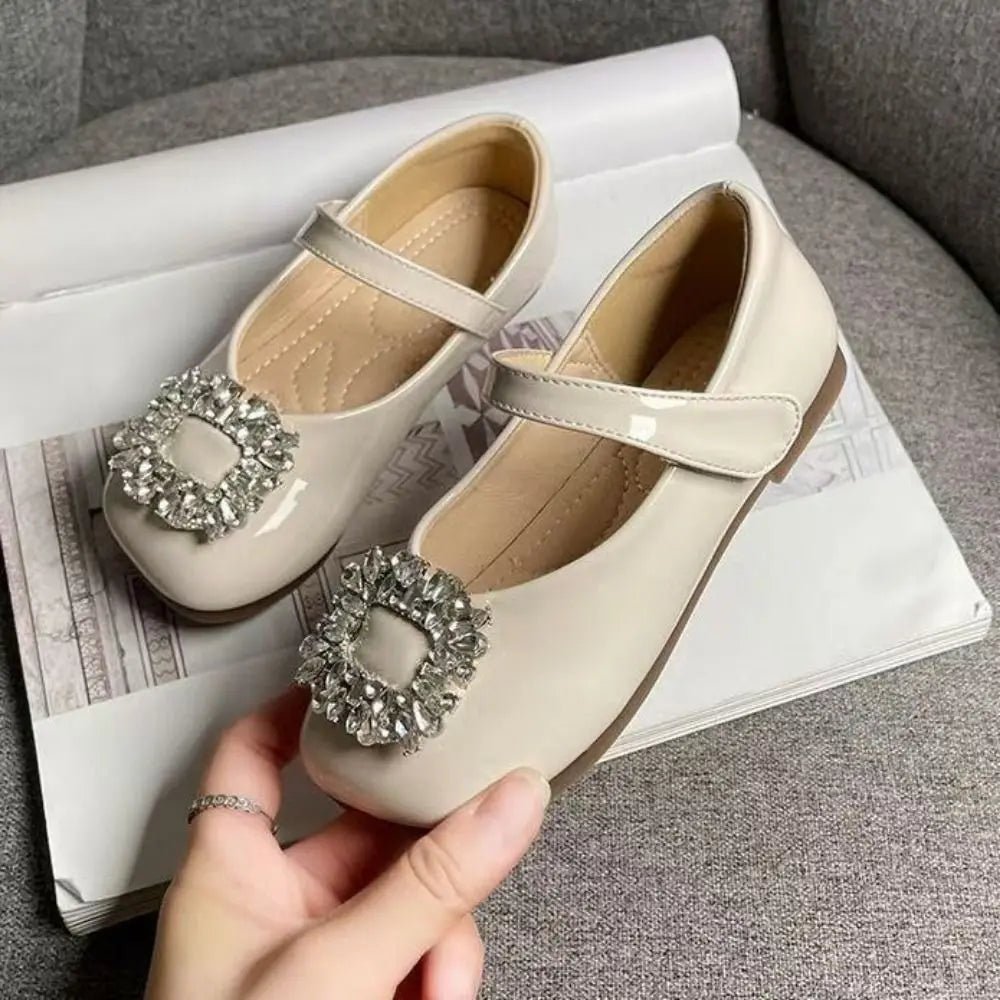PU Children Leather Shoes Soft Soled Lightweight Shoes Mary Jane Shoe Slip-on Style Girl Princess Shoe Spring Season - Mom & Kids
