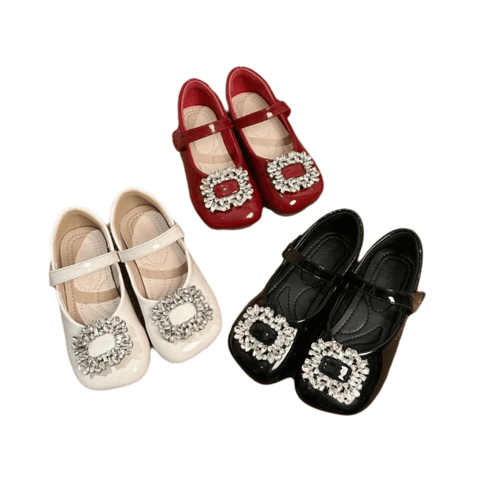 PU Children Leather Shoes Soft Soled Lightweight Shoes Mary Jane Shoe Slip-on Style Girl Princess Shoe Spring Season - Mom & Kids