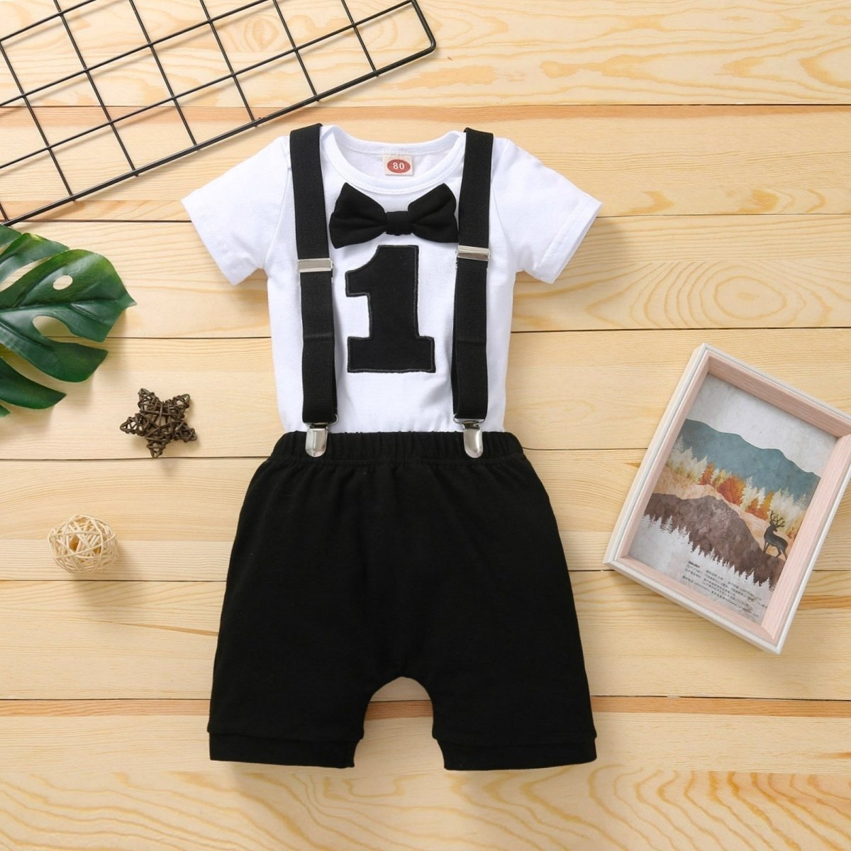 Removable Hood Blouse And Pants Men's Striped Hidden Hook (Available) - Mom & Kids