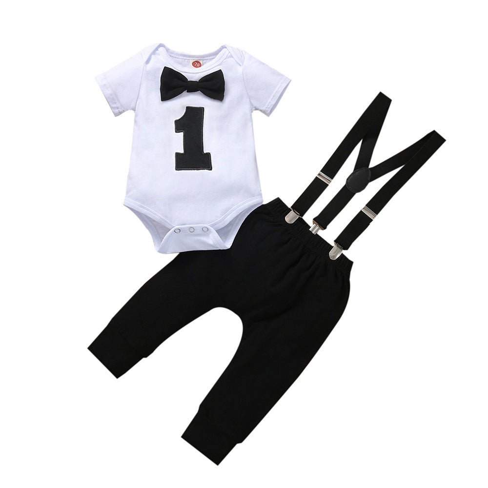 Removable Hood Blouse And Pants Men's Striped Hidden Hook (Available) - Mom & Kids