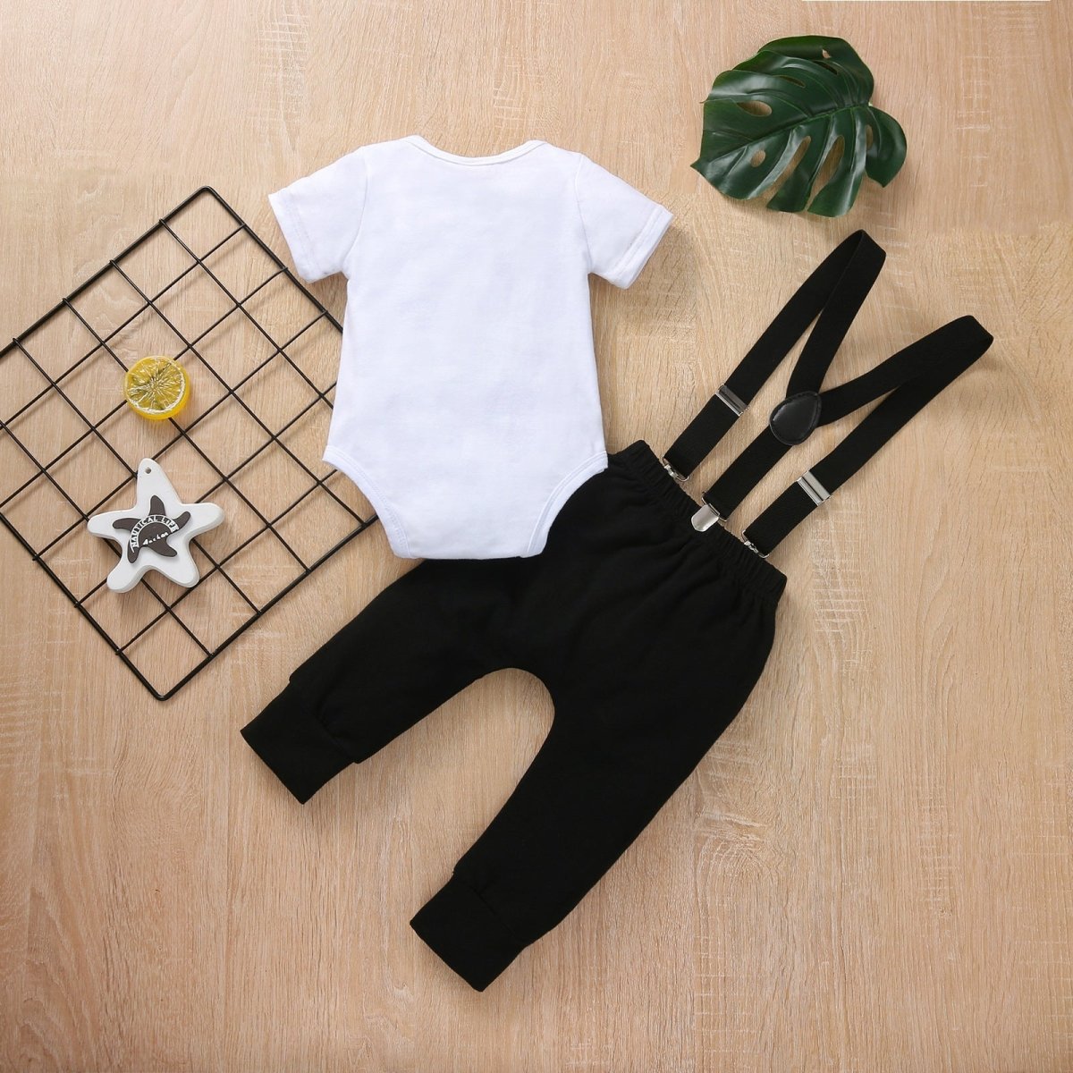Removable Hood Blouse And Pants Men's Striped Hidden Hook (Available) - Mom & Kids