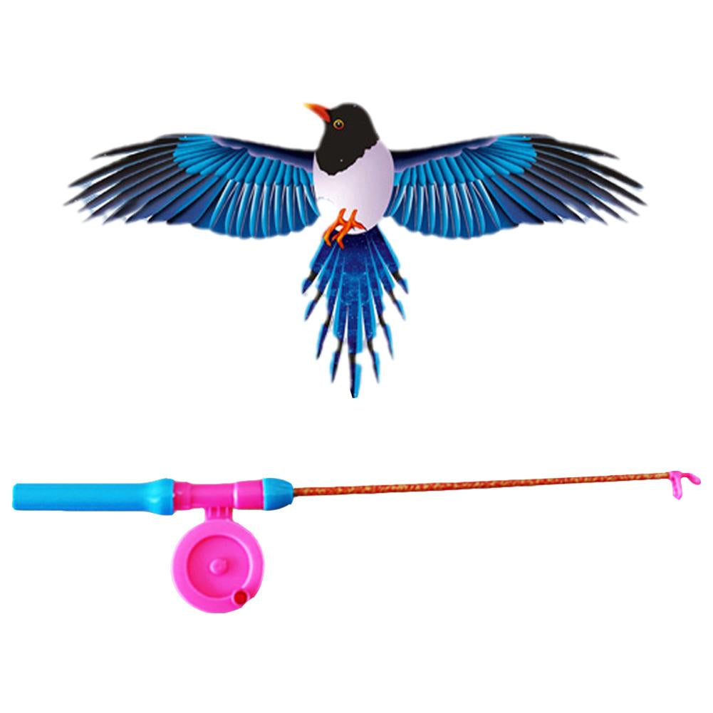 Dynamic Kite With Fishing Rod