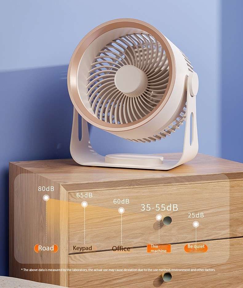 🪭 Multifunctional 360° Rotation Portable Rechargeable Air Cooling Circulating Fan!!