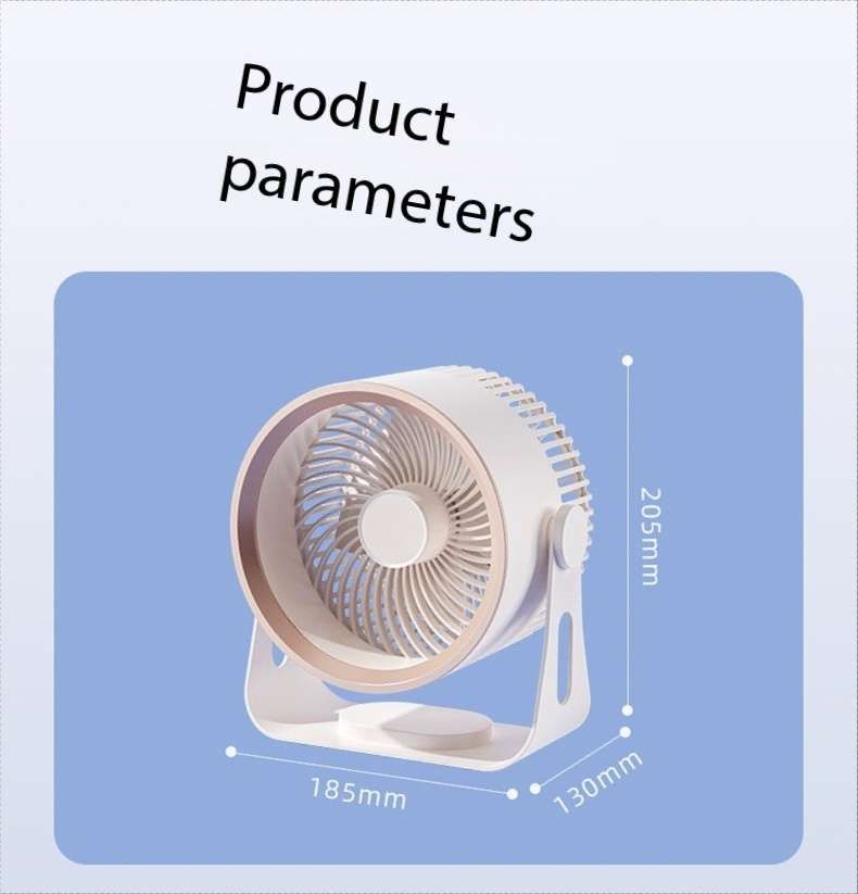 🪭 Multifunctional 360° Rotation Portable Rechargeable Air Cooling Circulating Fan!!