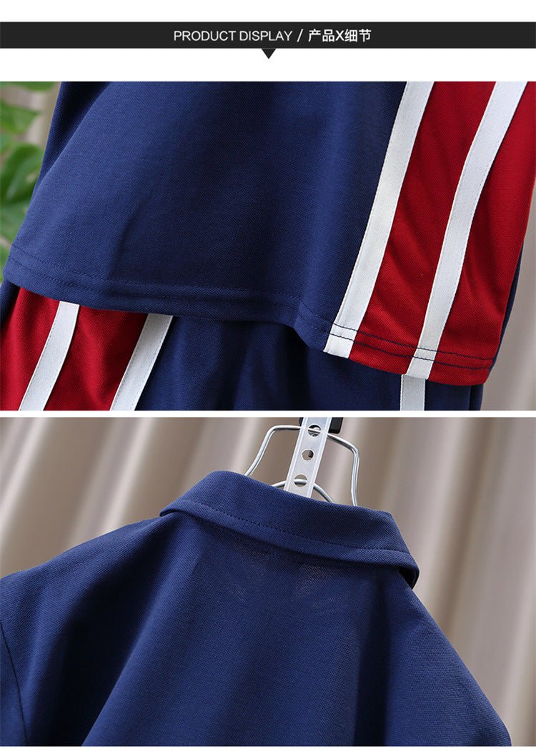 Summer Baby Boys Clothes Suits Kids Patchwork POLO Shirts and Shorts 2pcs Suit Children Short Sleeve Tracksuits Boys Sports Set - Mom & Kids