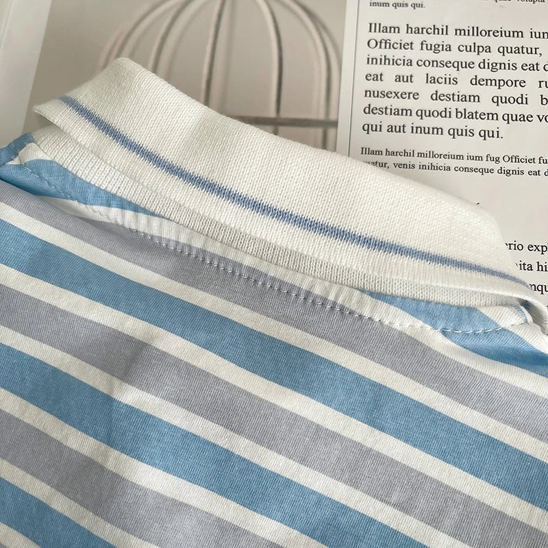 Summer Children Suits Boys Girls Short-sleeved Striped T-shirt +Shorts 2pcs/Set Babies Fashion Tracksuits Kids Casual Outfits - Mom & Kids