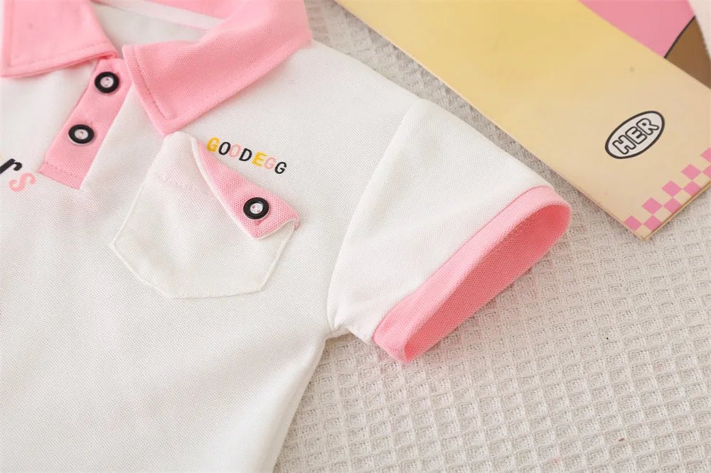 Summer Clothes for Children Baby Girls Cartoon T-Shirt And Shorts 2pcs Set Kids Infant Toddler Fashion Tracksuit - Mom & Kids
