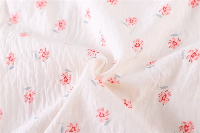Summer Fashion Baby Clothes Suit Children Short Sleeved Flower Shirt Shorts 2Pcs/Sets Kids Girls Clothing Infant Casual Costume - Mom & Kids