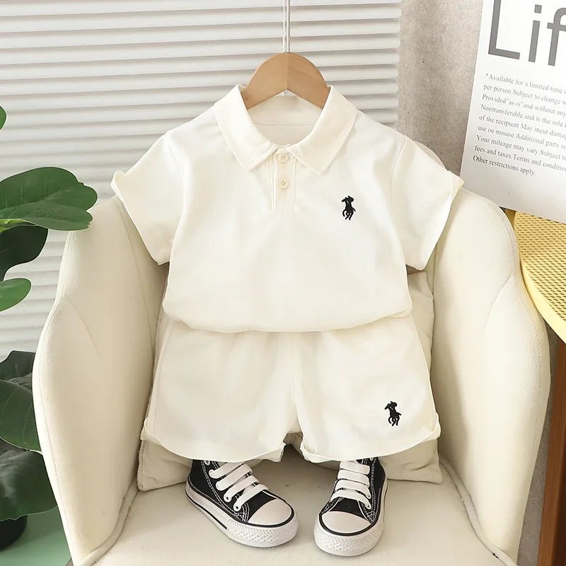 Summer New Baby Boys Clothing For Children Boys T-Shirt Shorts 2Pcs/Sets Infant Kids Clothes Casual Costume Toddler Tracksuits - Mom & Kids