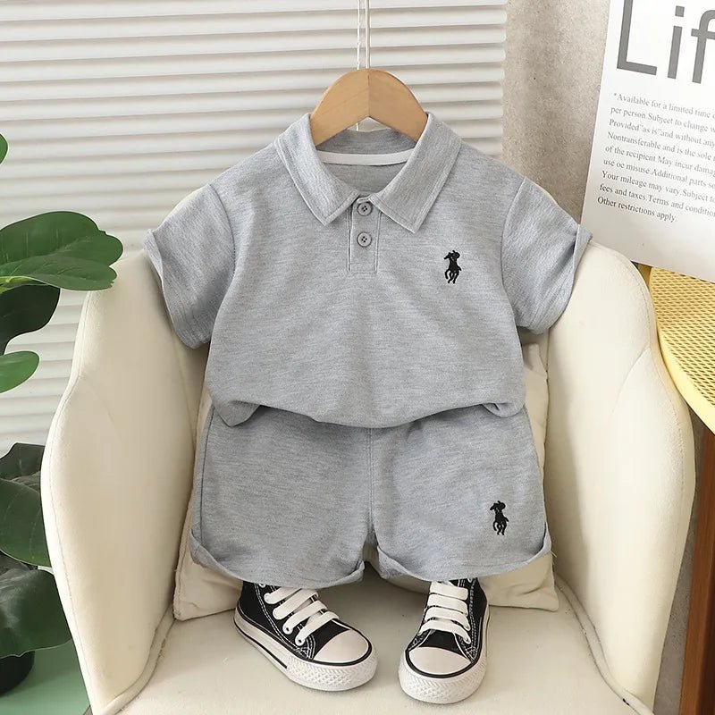 Summer New Baby Boys Clothing For Children Boys T-Shirt Shorts 2Pcs/Sets Infant Kids Clothes Casual Costume Toddler Tracksuits - Mom & Kids