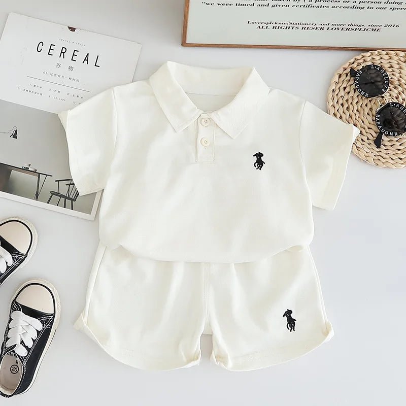 Summer New Baby Boys Clothing For Children Boys T-Shirt Shorts 2Pcs/Sets Infant Kids Clothes Casual Costume Toddler Tracksuits - Mom & Kids
